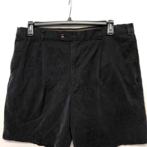 Tommy Bahama Men Pleated Chino Shorts Size 38 Lyocell Blend B240 -8 - Picture 12 of 16